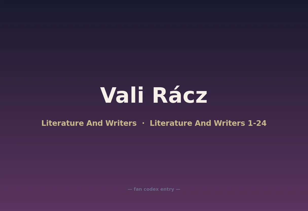 Vali Rácz