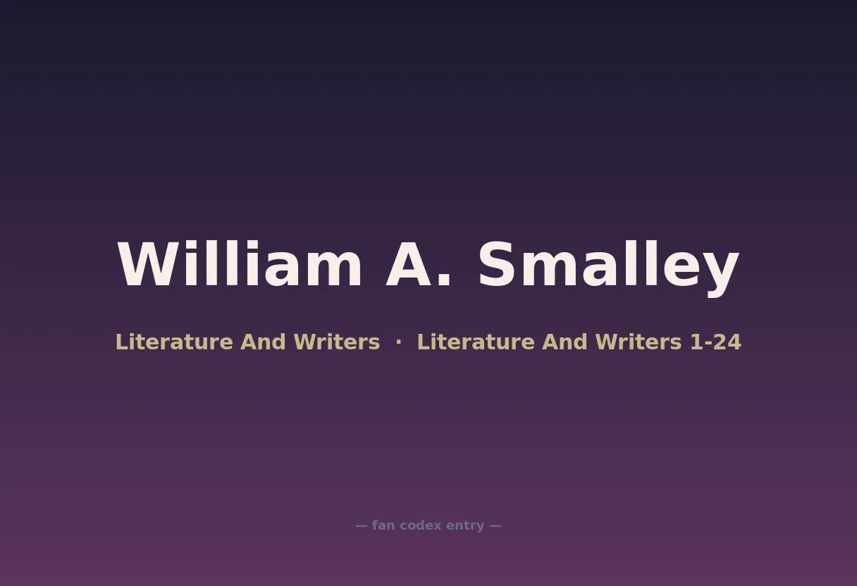 William A. Smalley